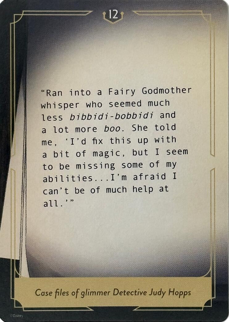 Image for Whispers in the Well Case File Cards (12 of 18) - Disney Lorcana