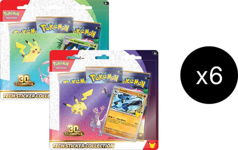 Image for 30th Celebration Tech Sticker Collection Case - Pokemon