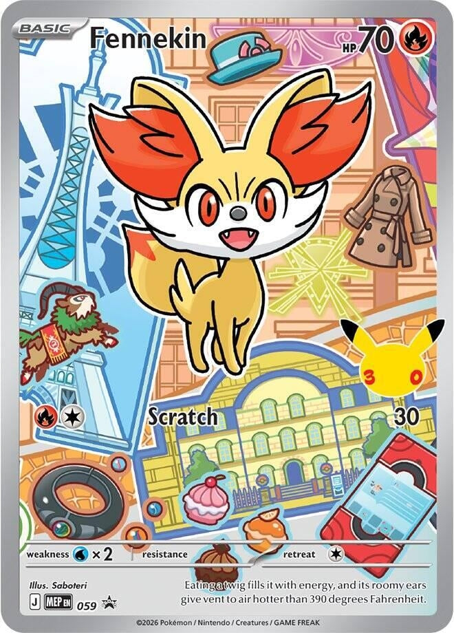 Image for Fennekin -  059 (059) (ME: Mega Evolution Promo) (MEP) - Pokemon