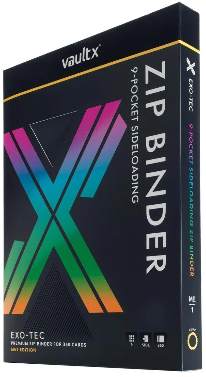 Image for Vault X Zip Binder Exo-Tec - Unlimited Edition ME1 9 Pocket - Storage Albums