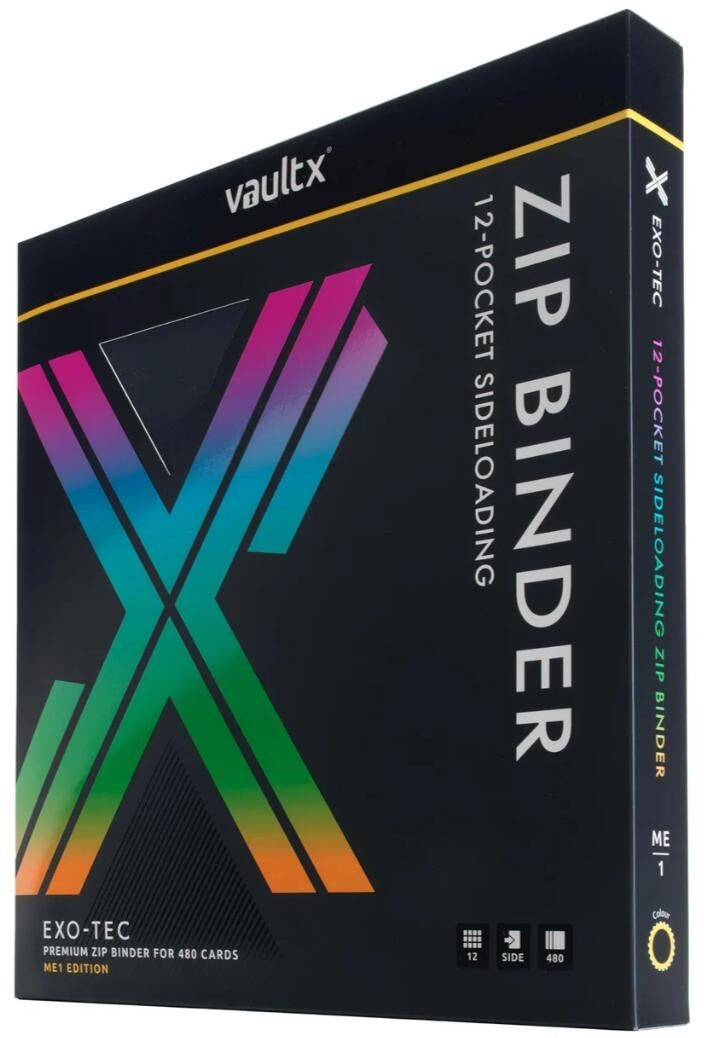 Image for Vault X Zip Binder Exo-Tec - Unlimited Edition ME1 12 Pocket - Storage Albums