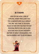 Image for Reign of Jafar Lore Card (4 of 19) (Reign of Jafar) (8) - Disney Lorcana