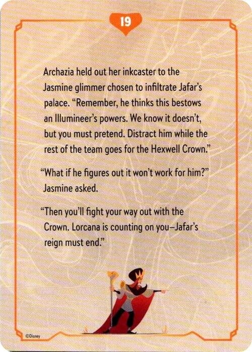 Image for Reign of Jafar Lore Card (19 of 19) (Reign of Jafar) (8) - Disney Lorcana