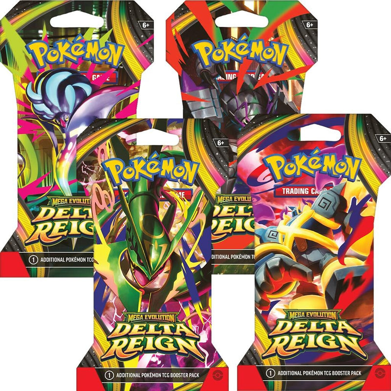 Image for Delta Reign Sleeved Booster Pack Art Bundle [Set of 4] - Pokemon