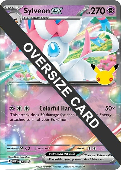 Image for Sylveon ex - 100 (30th Celebration) (100) (Jumbo Cards) (PR) - Pokemon