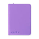 Image for Vault X Zip Binder Exo-Tec - Just Purple 9 Pocket - Storage Albums