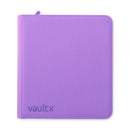 Image for Vault X Zip Binder Exo-Tec - Just Purple 12 Pocket - Storage Albums