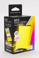Image for GameGenic Matte Prime Sleeves - Yellow (100-Pack) - Card Sleeves