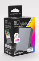Image for GameGenic Matte Prime Sleeves - Dark Gray (100-Pack) - Card Sleeves