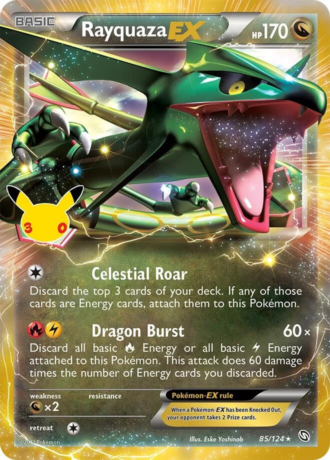 Rayquaza EX (85/124) (ME: 30th Celebration Classic Collection) Pokemon