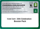 Image for Code Card - 30th Celebration Booster Pack (ME: 30th Celebration) (30C) - Pokemon