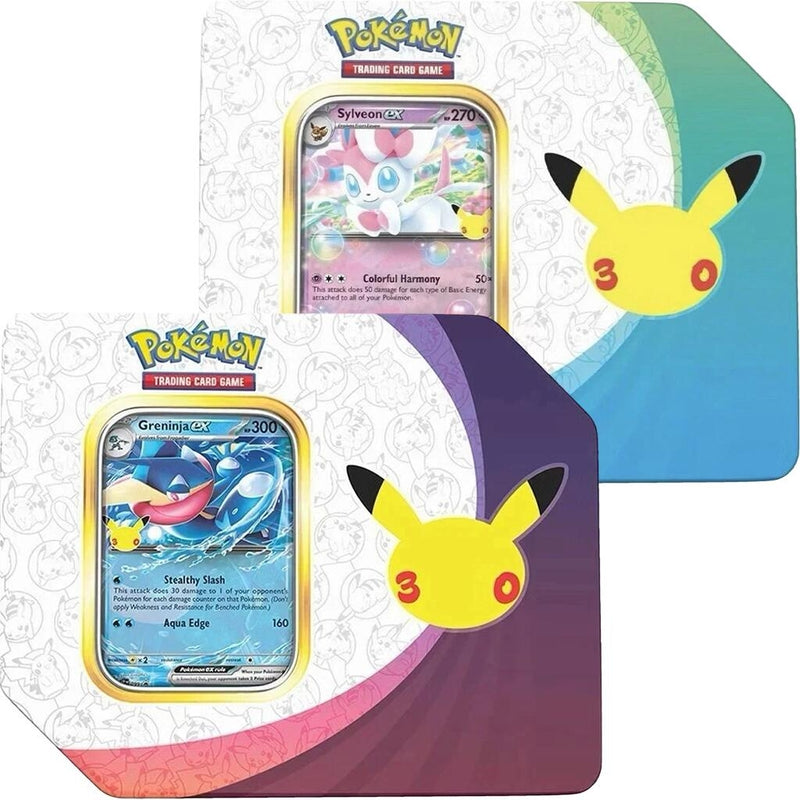 Image for 30th Celebration ex Tin [Set of 2] (Retail Version) - Pokemon