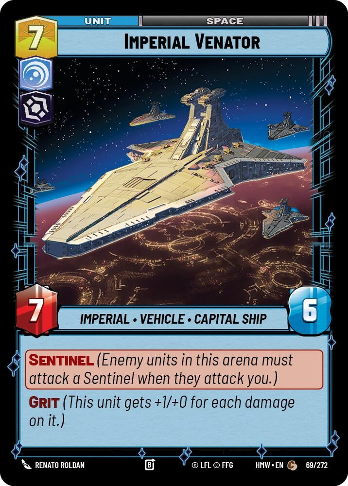 Image for Imperial Venator (69/272) (Homeworlds) (HMW) - Star Wars: Unlimited