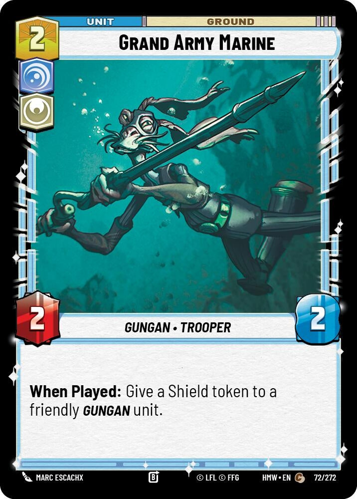 Image for Grand Army Marine (72/272) (Homeworlds) (HMW) - Star Wars: Unlimited