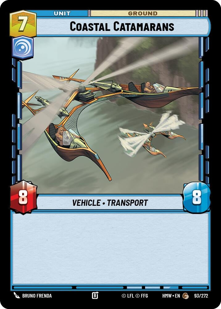 Image for Coastal Catamarans (93/272) (Homeworlds) (HMW) - Star Wars: Unlimited