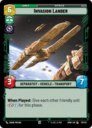 Image for Invasion Lander (111/272) (Homeworlds) (HMW) - Star Wars: Unlimited