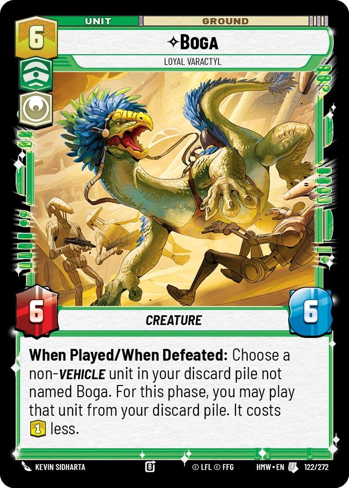 Image for Boga - Loyal Varactyl (122/272) (Homeworlds) (HMW) - Star Wars: Unlimited