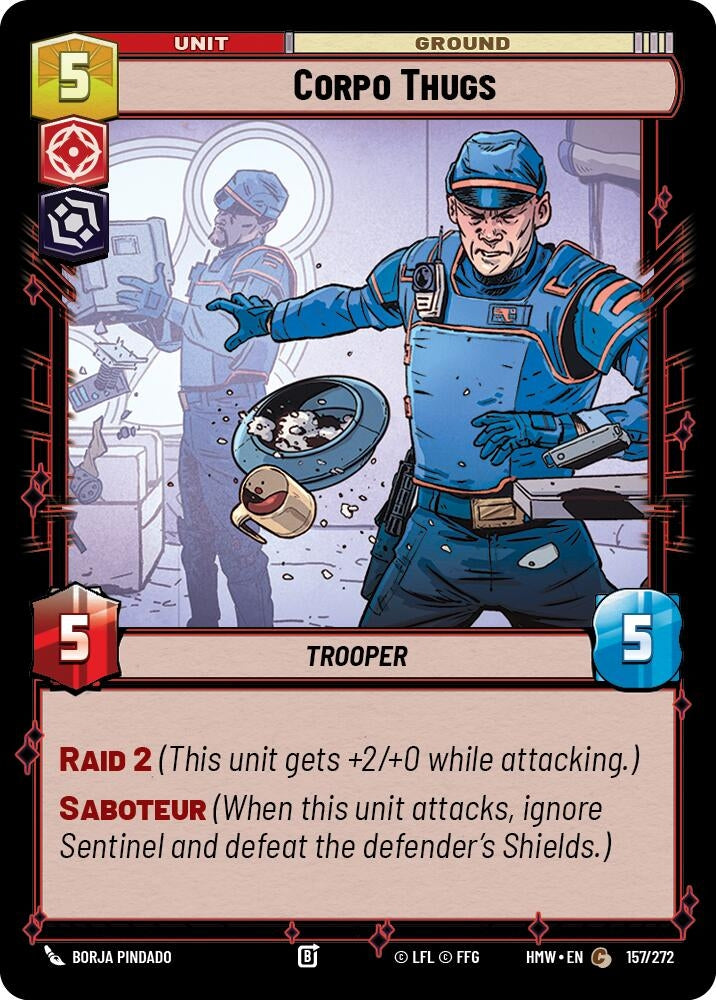 Image for Corpo Thugs (157/272) (Homeworlds) (HMW) - Star Wars: Unlimited