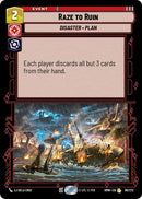Image for Raze to Ruin (161/272) (Homeworlds) (HMW) - Star Wars: Unlimited