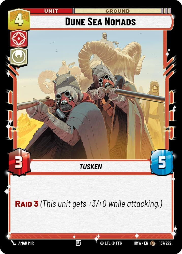 Image for Dune Sea Nomads (167/272) (Homeworlds) (HMW) - Star Wars: Unlimited