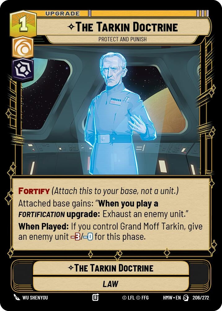 Image for The Tarkin Doctrine - Protect and Punish (206/272) (Homeworlds) (HMW) - Star Wars: Unlimited