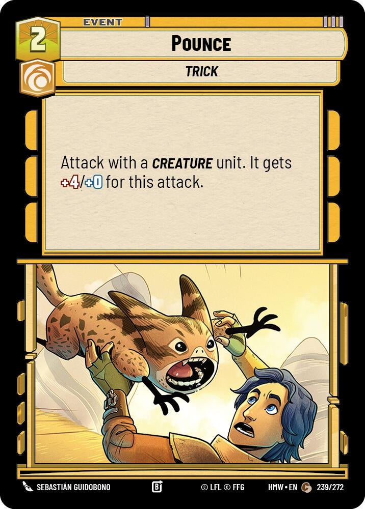 Image for Pounce (239/272) (Homeworlds) (HMW) - Star Wars: Unlimited