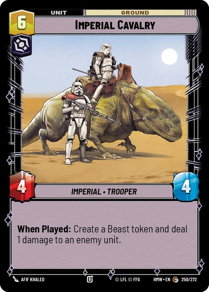 Image for Imperial Cavalry (250/272) (Homeworlds) (HMW) - Star Wars: Unlimited