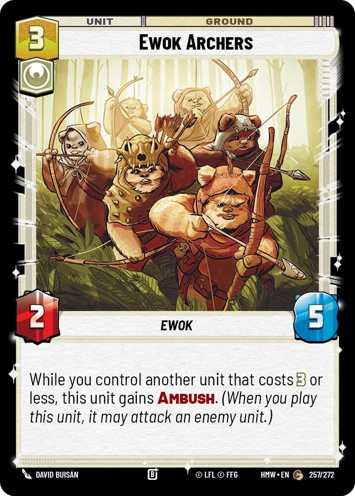 Image for Ewok Archers (257/272) (Homeworlds) (HMW) - Star Wars: Unlimited