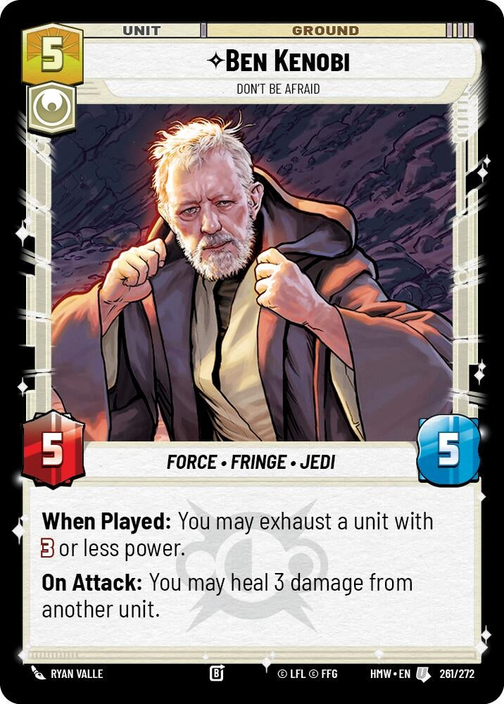 Image for Ben Kenobi - Don't Be Afraid (261/272) (Homeworlds) (HMW) - Star Wars: Unlimited