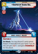 Image for Keeper of Skara Nal - Awoken (Hyperspace) (313) (Homeworlds) (HMW) - Star Wars: Unlimited