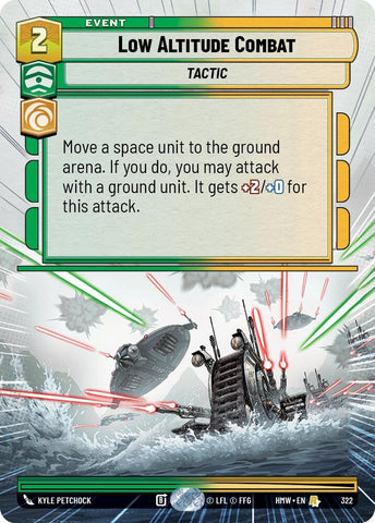 Image for Low Altitude Combat (Hyperspace) (322) (Homeworlds) (HMW) - Star Wars: Unlimited