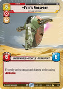 Image for Fett's Firespray - Settling the Score (Hyperspace) (325) (Homeworlds) (HMW) - Star Wars: Unlimited