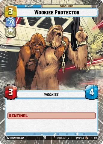 Image for Wookiee Protector (Hyperspace) (347) (Homeworlds) (HMW) - Star Wars: Unlimited