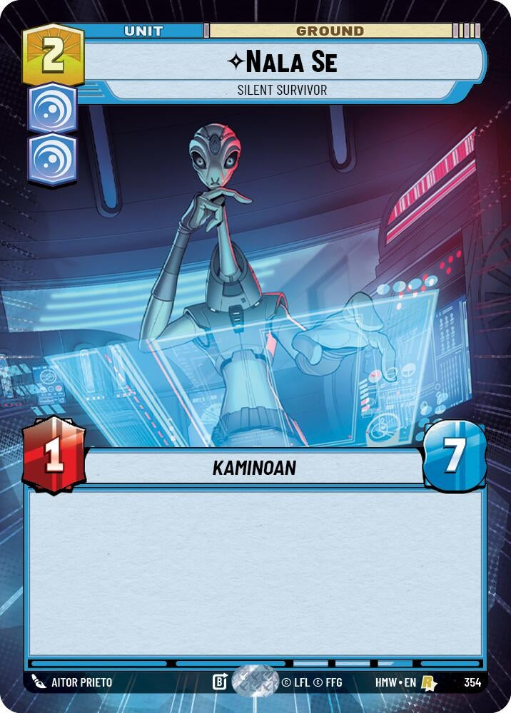 Image for Nala Se - Silent Survivor (Hyperspace) (354) (Homeworlds) (HMW) - Star Wars: Unlimited