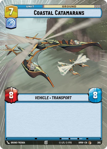 Image for Coastal Catamarans (Hyperspace) (365) (Homeworlds) (HMW) - Star Wars: Unlimited