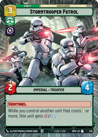Image for Stormtrooper Patrol (Hyperspace) (379) (Homeworlds) (HMW) - Star Wars: Unlimited