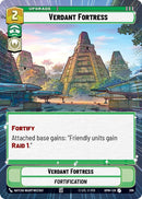 Image for Verdant Fortress (Hyperspace) (398) (Homeworlds) (HMW) - Star Wars: Unlimited