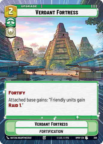 Image for Verdant Fortress (Hyperspace) (398) (Homeworlds) (HMW) - Star Wars: Unlimited
