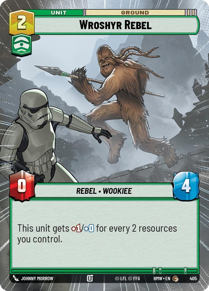 Image for Wroshyr Rebel (Hyperspace) (405) (Homeworlds) (HMW) - Star Wars: Unlimited