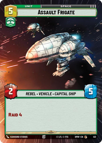 Image for Assault Frigate (Hyperspace) (412) (Homeworlds) (HMW) - Star Wars: Unlimited