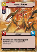 Image for Arena Acklay - Screaming Predator (Hyperspace) (428) (Homeworlds) (HMW) - Star Wars: Unlimited