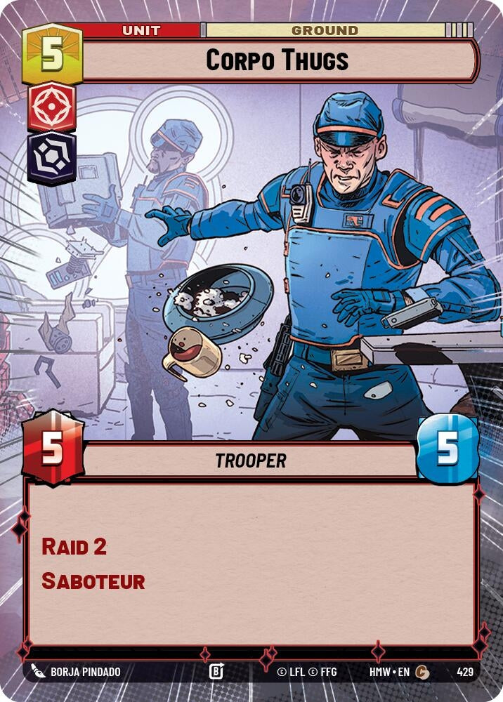 Image for Corpo Thugs (Hyperspace) (429) (Homeworlds) (HMW) - Star Wars: Unlimited