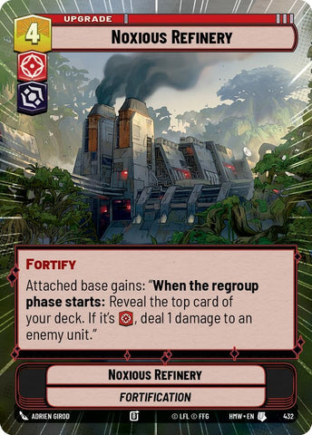 Image for Noxious Refinery (Hyperspace) (432) (Homeworlds) (HMW) - Star Wars: Unlimited