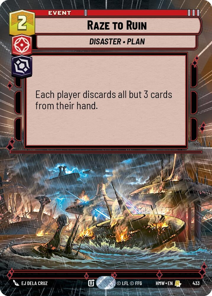 Image for Raze to Ruin (Hyperspace) (433) (Homeworlds) (HMW) - Star Wars: Unlimited