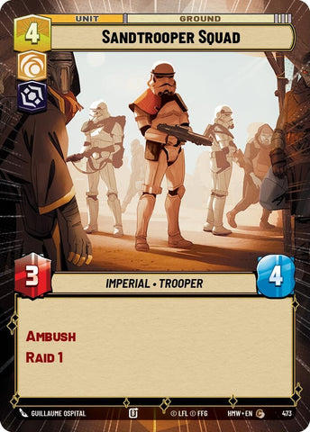 Image for Sandtrooper Squad (Hyperspace) (473) (Homeworlds) (HMW) - Star Wars: Unlimited