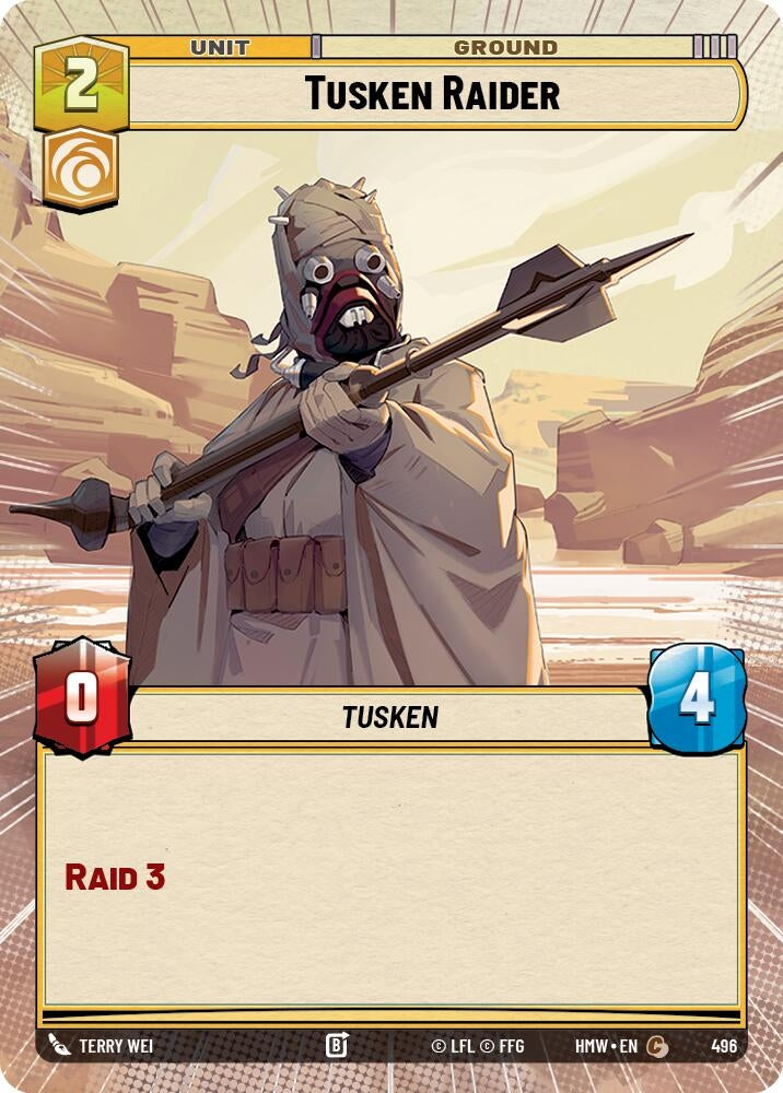 Image for Tusken Raider (Hyperspace) (496) (Homeworlds) (HMW) - Star Wars: Unlimited
