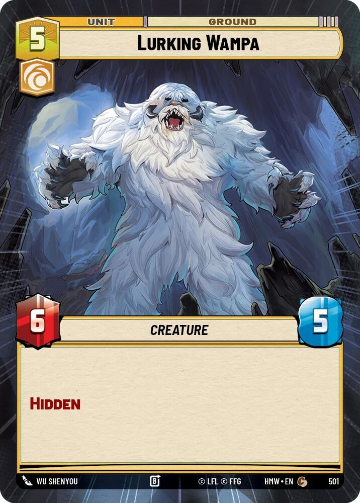 Image for Lurking Wampa (Hyperspace) (501) (Homeworlds) (HMW) - Star Wars: Unlimited