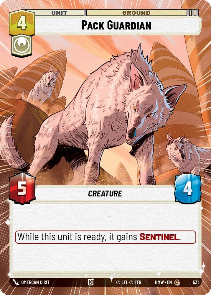 Image for Pack Guardian (Hyperspace) (531) (Homeworlds) (HMW) - Star Wars: Unlimited