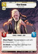 Image for Ben Kenobi - Don't Be Afraid (Hyperspace) (533) (Homeworlds) (HMW) - Star Wars: Unlimited