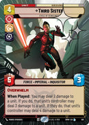 Image for Third Sister - Cycle of Vengeance (Hyperspace Foil) (561) (Homeworlds) (HMW) - Star Wars: Unlimited